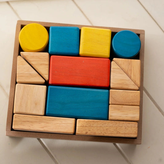 Wooden Sound Blocks - 15 Pcs - QToys | Montessori Toy NZ