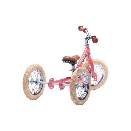 Pink Vintage Balance Bike & Trike – Trybike Steel | Balance Bike NZ